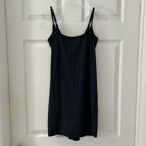 SKIMS Fits Everybody Black Slip Dress
